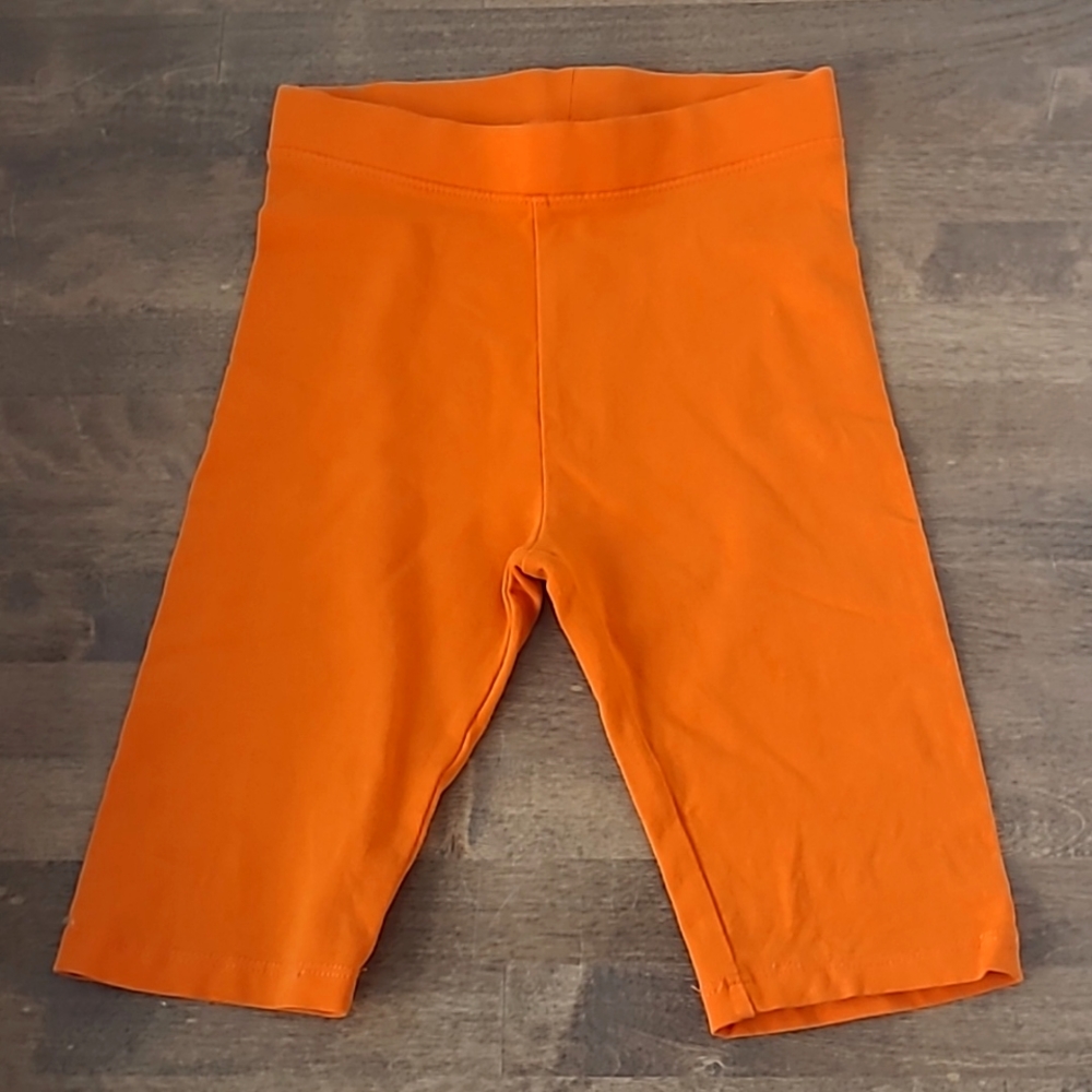 Zara orange bike shorts